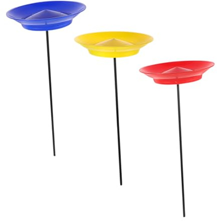 ifundom da Giocoleria e Prestazioni Migliorate Set di 3 Piatti in Plastica con per Allenamento Professionale per Allenamento Sensoriale e Eventi Sportivi