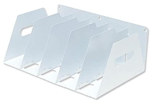 Rotadex Lever Arch Filing Rack Portable Rigid Metal W425xD300xH160mm White Ref LAR5