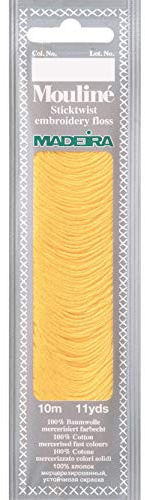 Sticktwist 10 m färg: 2401 vit 10 m Madeira garn # 0172401 NY i OVP