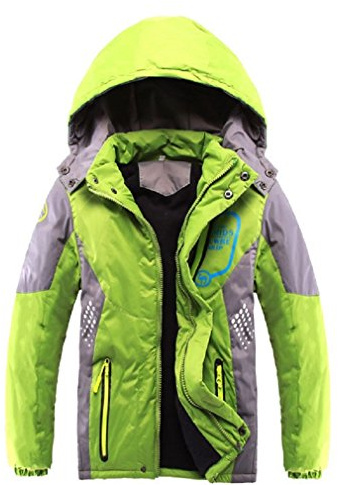 Vinmin Latest Boys Thicken Fleece Hooded Jacket Warm Quilted Coat Outdoor Cool Cute Fashion for Winter Autumn Spring