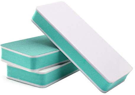 Bloque Pulido para Uñas Lima, Bloque de Lijado de Pulidora de Uñas, Limas de Lijado Profesionales, Esponja, Pulidor de Doble Cara, Lima de Pulido, Manicura Herramientas de Puntas de Decoración de uñas