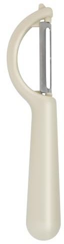 Swivel Vegetable Peeler with Built-in Eye Remover – Stainless Steel Blade with Comfortable Handle, Fruit and Vegetable Slicer, Potato and Carrot Cutter – Kitchen Tools & Accessories – Cream