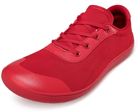 Treer Chaussures Pieds Nus Femme Homme Natura, Été Chaussures Pieds Larges Légères Tricotées Barefoot Confort Chaussures Minimalistes avec Semelle à Chute Zéro Barefoot Shoes Running Sneakers