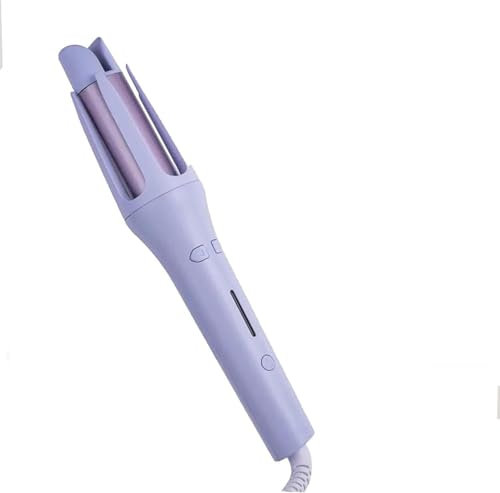 Hair Curler, Curling Tongs - 1/4 inch Automatic Hair Curler Anti-Tangle Auto Curling Wand with 10s Timer 4 Temperatures Fast Heating Spin Iron for Hair StylingHair Curler