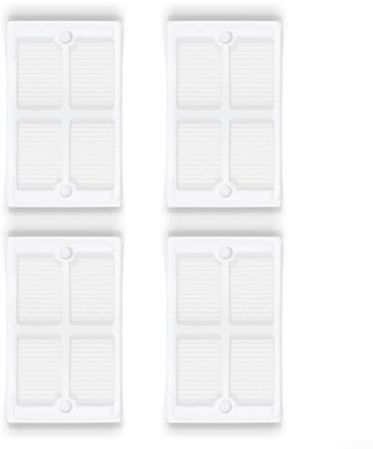 Set di 4 filtri HEPA di ricambio per spazzatrice Deebot X8 T80, compatibili con serbatoio per acque reflue, sistema di raccolta della polvere, accessori per aspirapolvere