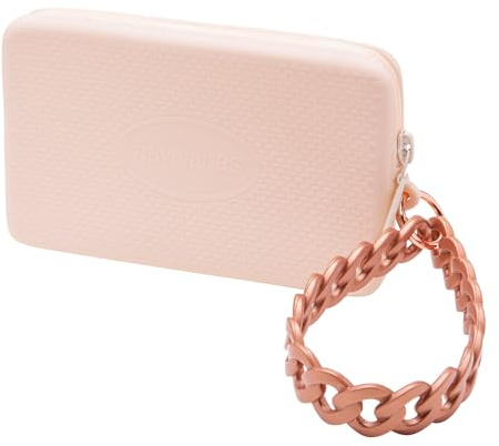 Havaianas - Mini Bag Chain II, Borsa in Silicone Compatta ed Elegante da Donna con Cinturino da Polso e Chiusura Zip, Resistente all’Acqua