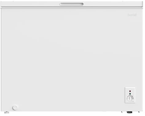 Baridi 254L Freestanding Chest Freezer with Adjustable Thermostat, White - DH258