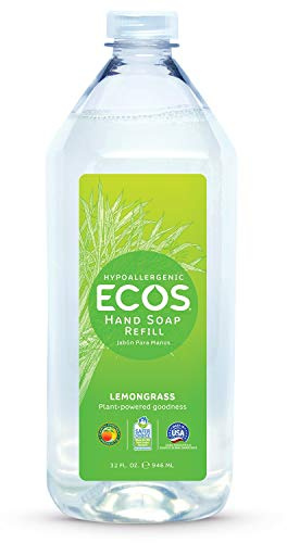 Earth Friendly Products Hand Soap Refill, Lemongrass, 32 Ounce