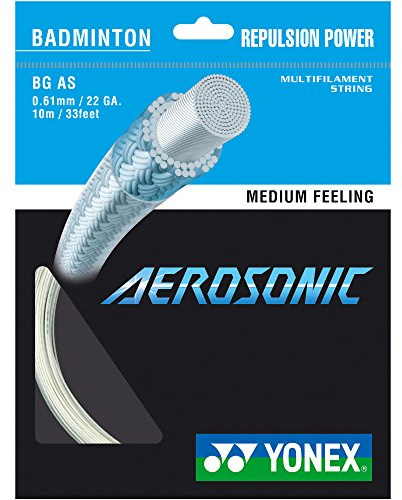 YONEX BG Aerosonic Badminton Racket String - 10m Set