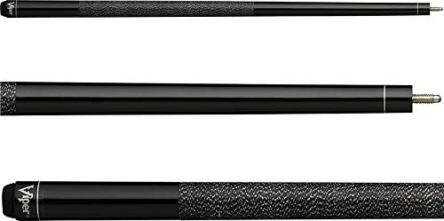 Viper Elite 58 2-Piece Billiard/Pool Cue, Metal Black, 18 Ounce