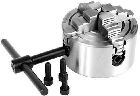 K72 – 80 Bohrfutter Tour 4 Trense unabhängigen verstellbar und wendbar Dia. 80 mm, Zinklegierung Mini-Drehbank 3-Backen-Futter, manuelles elektrisches Bohrmaschinengestänge Elektrowerkzeug