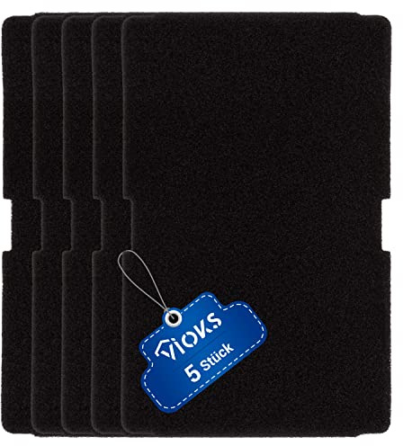 Bеko 5 filter för värmepumpstork som 2964840200 2964840100 och Blomberg Elektra Bregenz Elin, svampfilter, 240 x 150 mm, filtermatta i skum för torktumlare