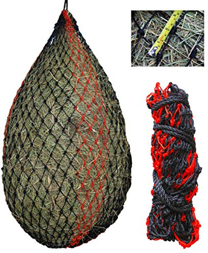 T TEKE Redes de heno lentas de Lujo, Agujeros de alimentación de 1-3/4 Pulgadas, Suministros de Caballos Bolsas de heno para Caballos, Cabras