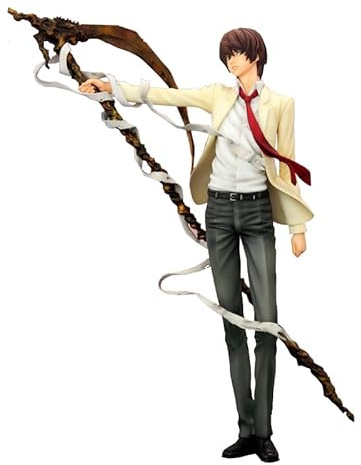 Gooyeh Light Yagami figur död note anime figur PVC staty samlare modell förpackad actionfigur skrivbord prydnad födelsedag 26 cm