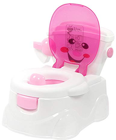 Mini Kinder Toilette, Baby Kindertoilette Toilettentrainer Töpfchen, Kinder WC, Potty Training Toilet, Kinder klo, für Kinder, Kleinkinder, baby, 36x42x30(Rosa)