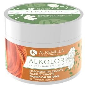 ALKEMILLA Alkolor Maschera Riflessante Biondo Caldo Rame 200 ml