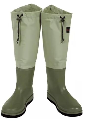 LIEWEI Boutique Shop UK Trampolieri con Fondo in Feltro Stivali da trampoliere al Ginocchio Antiforatura Trampolieri Unisex a Tubo Lungo per l'agricoltura Pesca acquatica Stivali da Fango