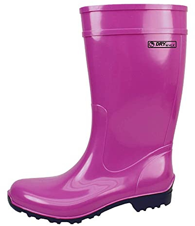 Bockstiegel Gummistiefel in Übergrößen Hellgrün/Dunkelblau Luisa große Damenschuhe, Fuchsia, 40 EU