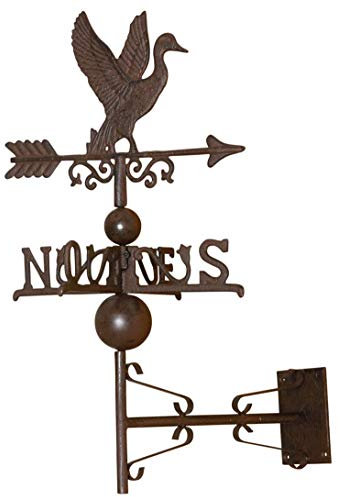 Girouette oie avec Frise en Fonte