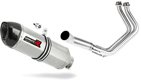 DOMINATOR Full avgassystem kollektor ljuddämpare HP1 kompatibel med Z650 2017-2023
