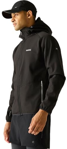 Arec III Homme Veste de Marche À Capuche Coupe-Vent Softshell