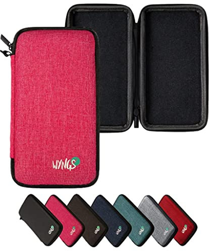 WYNGS étui de Protection Rose Compatible avec la Calculatrice Scientifique ClassWiz CASIO FX 800 DE CW pour l'école