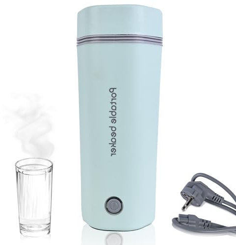 Vegena Reise Wasserkocher Klein, 450 Ml Reisewasserkocher Tragbarer Wasserkocher, 220v 300w Elektrischer Wasserkocher Mini Wasserkocher Elektrisch Für Die Zubereitung Von Tee, Kaffee Babymilch