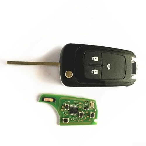 Llave remota para Cruze para Malibu Aveo Sail 433 MHz con programación y Corte DIY (3BT 433MHZ)