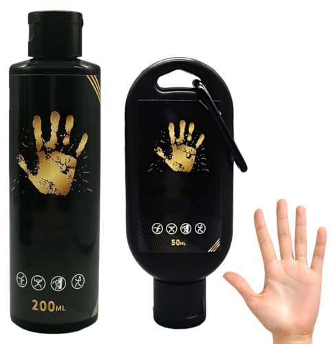 VRYNDH 250ml+50ml Magnesie Liquide, Liquid Chalk, pour la Gymnastique,magnésie Escalade, Haltérophilie, Cross Training, Pole Dance et Le Fitness