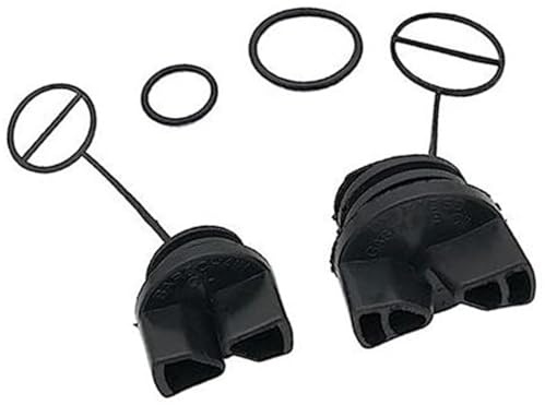 QASULER Kit de tapa combustible aceite, for Partner, 350 351 370 371 390 420 Piezas repuesto motor gas motosierra Tapón de gasolina para maquinaria de jardinería