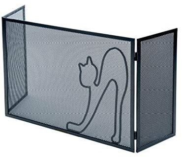 Funkenschutzgitter CAT silber antik beschichtet