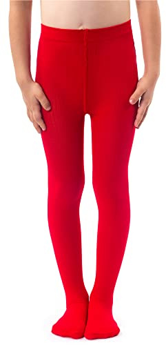 NOQ Medias de punto lisas para niñas, cálidas, opacas, para el colegio, baile de ballet, guardería
