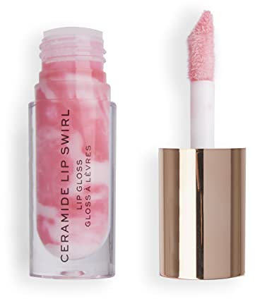 Makeup Revolution, Lip Swirl Ceramide Gloss, Lipgloss, Sweet Soft Pink, 4.5ml