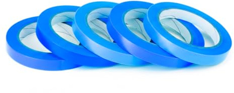 BALSAT |Cinta Adhesiva Para Máquina Precintadora | Cinta De Alta Resistencia Para Sellado Seguro | Cinta Versátil Para Hogar, Oficina Y Tienda | Con Acabado Claro Y Profesional | Color Azul