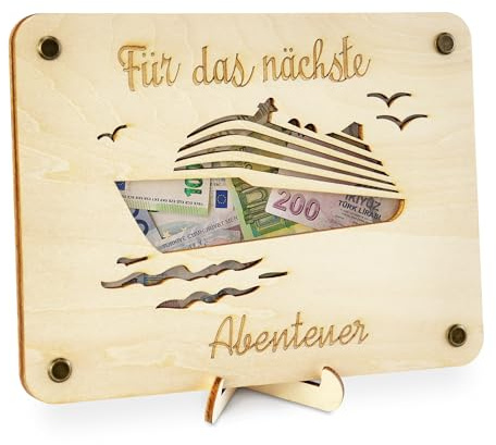 TAKULA Geldgeschenk Reise-Geldgeschenk Schiffsreise Kreuzfahrt Geschenk Deko Schiff,Geld Geschenke Ideen Geldgeschenke Verpacken Geld Verschenken|Abenteuer