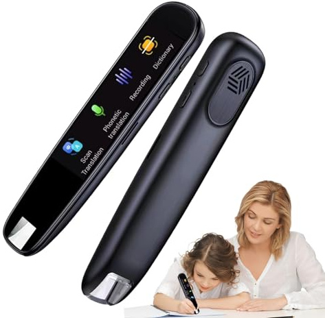 Bolígrafo Diccionario, Pluma De Traducción Inteligente - Pluma De Escaneo 113 Idiomas Para Traducción Del Idioma,Pluma De Lectura Y Digitalización Esencial Para Viajes, Para Fem