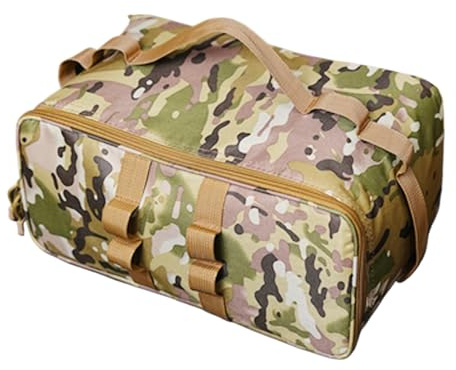 Sac pour organisateur d'ustensiles de cuisine de camping - bouton de camping portails | Trip Trip Waterproof Cookware Cash | Support pour outils portables avec fermeture éclair pour camp dans les