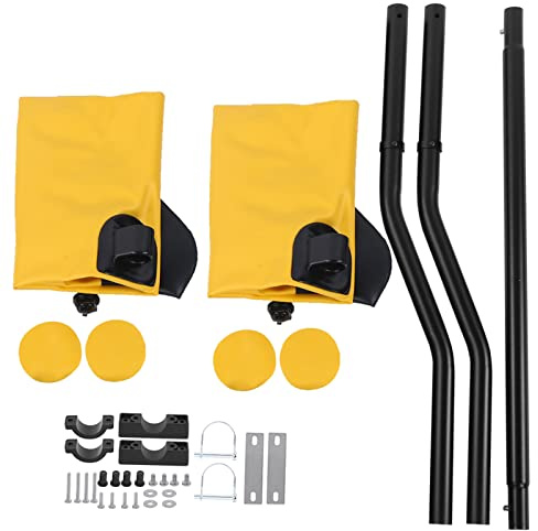 Estabilizador de kayak inflable, kit de estabilización PVC 2975 g 75,5 cm - mayor estabilidad en agua, montaje rápido y portátil para pesca y principiantes (Amarilla)