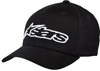 Alpinestars, Blaze Flexfit Hat, Baseball Kappe, Schwarz/Weiss, S/M