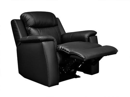 Venta-Unica - Sill√≥n Relax Evasion de Piel - Negro