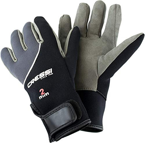 Cressi Tropical Gloves, Black/Grey