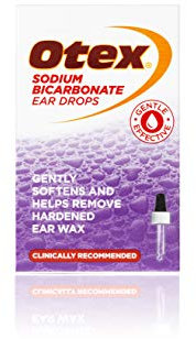 Otex Sodium Bicarbonate Ear Drops for Ear Wax Removal. Effective, Natural and Gentle Removal of Excessive, Hardened Ear Wax. Softens and Helps Remove Ear Wax, 10ml