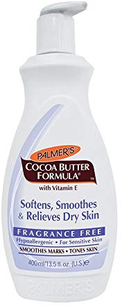Palmer's Kakaobutter-Formel mit Vitamin E Lotion-Pumpe weicht, glättet und lindert trockene Haut, 400 ml
