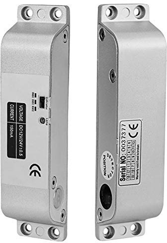 LIBO Verrou de porte électrique DC 12 V Mode NC pour système de sécurité de contrôle d'accès avec délai