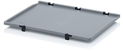 Coperchio con cerniera per contenitore Euro, 60 x 40 cm, coperchio ribaltabile per Eurobox 60 x 40