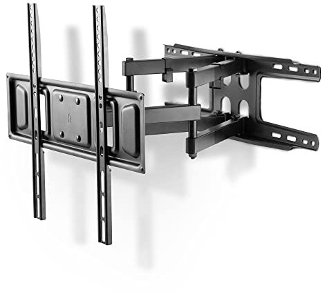 Xantron® ECO-DFM400 Support TV orientable et inclinable / 32-75 Pouces VESA 75x75 à 400x400 / avec Double Bras pivotant/Extra Plat - matériel de Montage Inclus