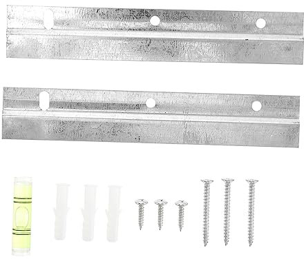 OSALADI 1 Set Französischer Bilderaufhänger Mit Klampen Ineinandergreifende Wandaufhänger Für Bilderrahmen Metallmaterial Einfach Zu Installieren Für Das Home Office