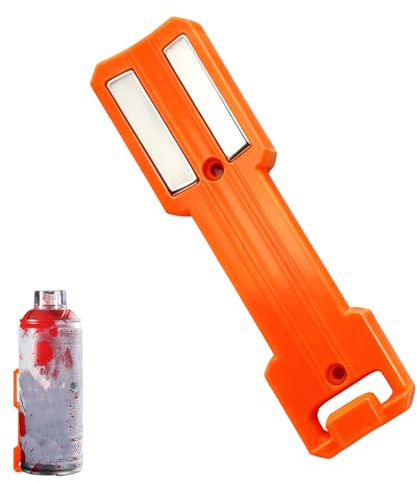 Magnétique pour Bombe Aérosol – en Métal, Adhésif Puissant, Solution De Rangement Pratique | Organisation D'accès Facile Soutenant L'atelier De Garage Outils De Peintur