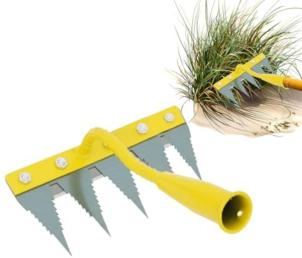 Gräsmattekratta | Robust gräsmatta | Handklippningsverktyg | för trädgård, gräsmatta, blomsterrabatt, växthus, plantskola, landsbygd, utomhus