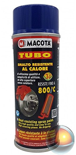 MACOTA ALTA ALTE TEMPERATURA TEMPERATURE VERNICE SPRAY FRENI MARMITE PINZE400ML (BLU)